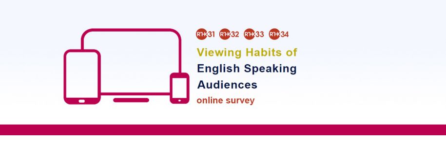 Viewing Habits of English Speaking Audiences online survey