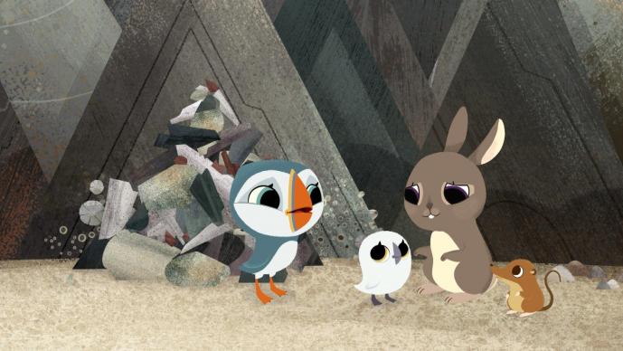 七彩海鸚角：石從天降